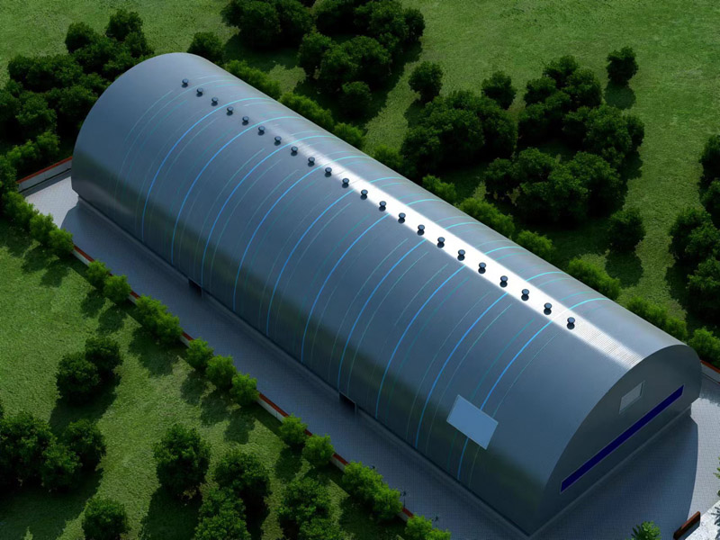 山西誠晉達(dá)倉儲物流項目儲煤棚